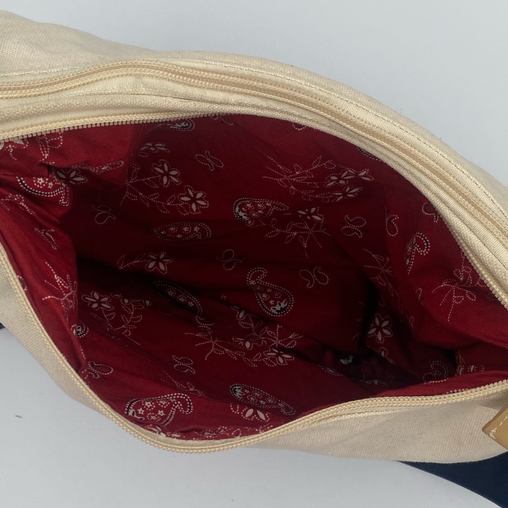 Croft & Barrow Navy and Cream Shoulder Bag - Picture 9 of 9